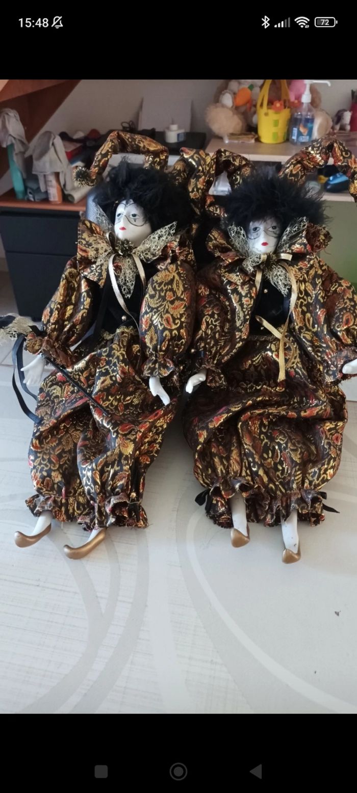 2 Poupées en porcelaine vintage - photo numéro 2