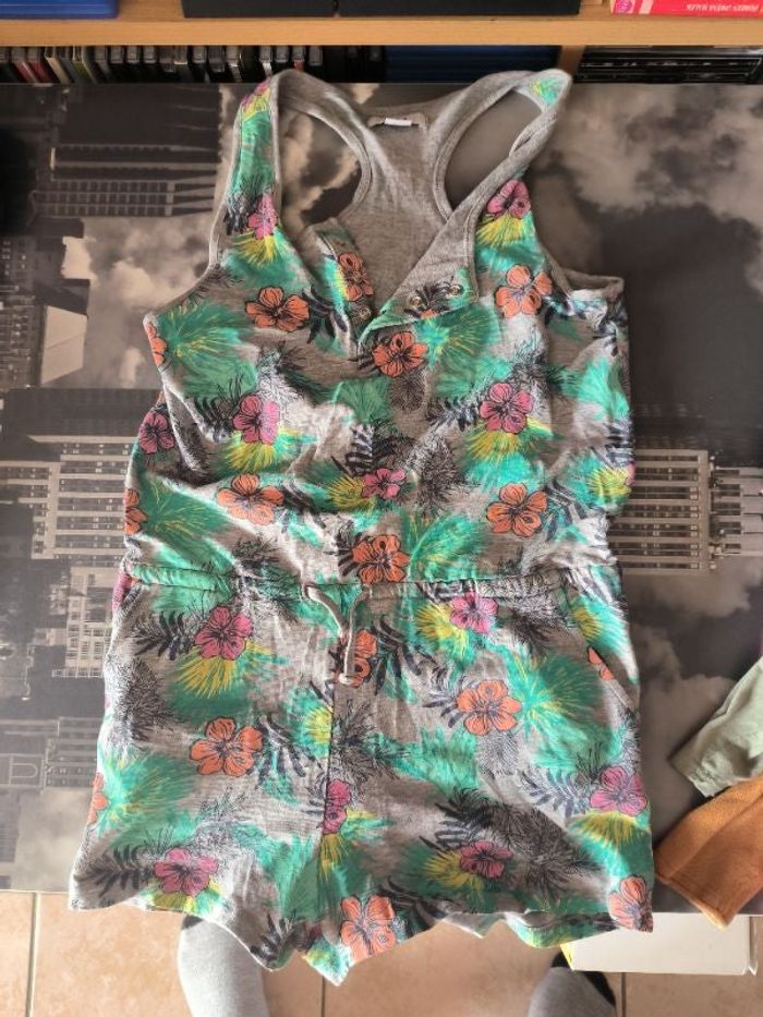 Combishort fleurs