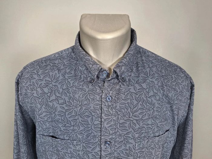 Chemise manches longues tommy hilfiger - homme vintage  - taille XL / brodé (497) - photo numéro 2