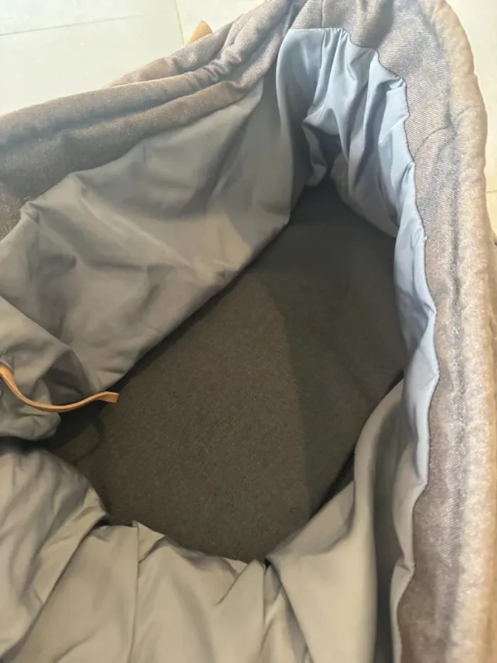 Sac fourre tout marron , très bon état, 45x30x27cm - photo numéro 3