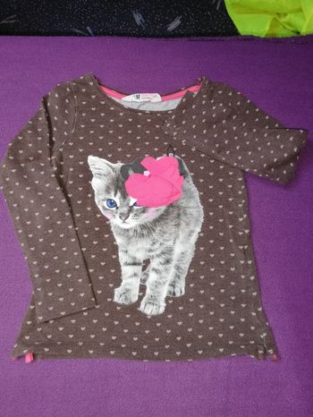 Tee-shirt manches longues 4 ans fille H&M