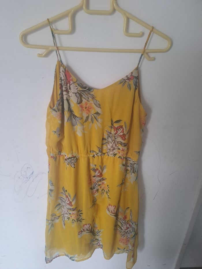 Robe d'été Neuve jaune floral Vero Moda Taille M - photo numéro 10