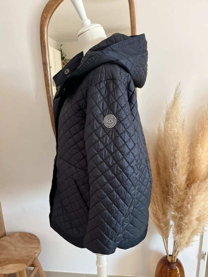 Veste matelassée bleue marine réversible Rivières de Lune - photo numéro 8