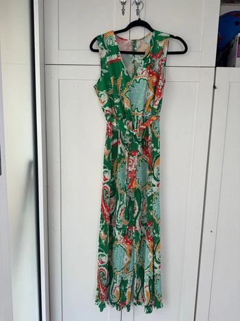 Combinaison à jambes, large, motifs vert et rouge taille unique