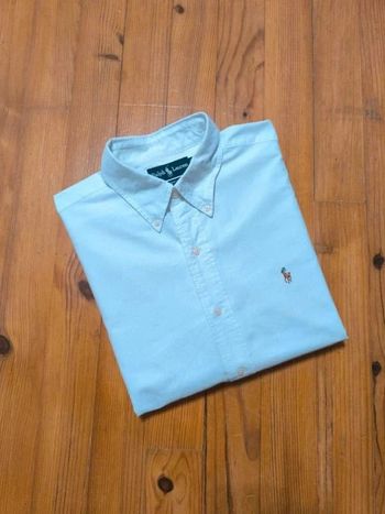 Chemise Manches longues - Ralph Lauren - Yarmouth - Logo brodé premium - Blanc - Taille M