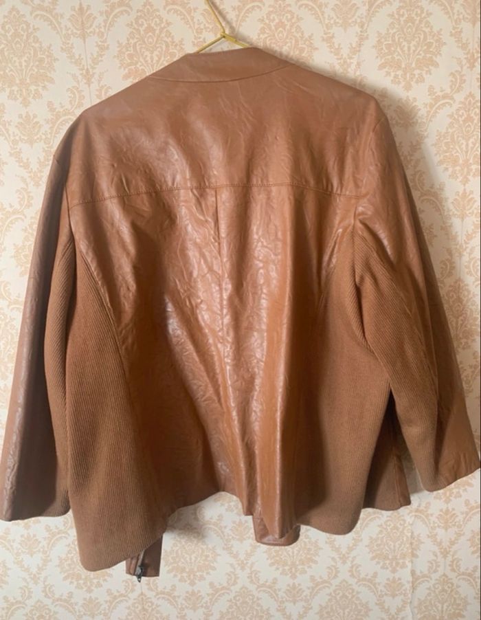 Veste simili cuir vintage - photo numéro 4