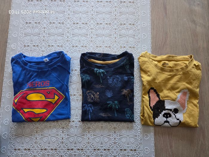 Lot 3 T shirt kiabi