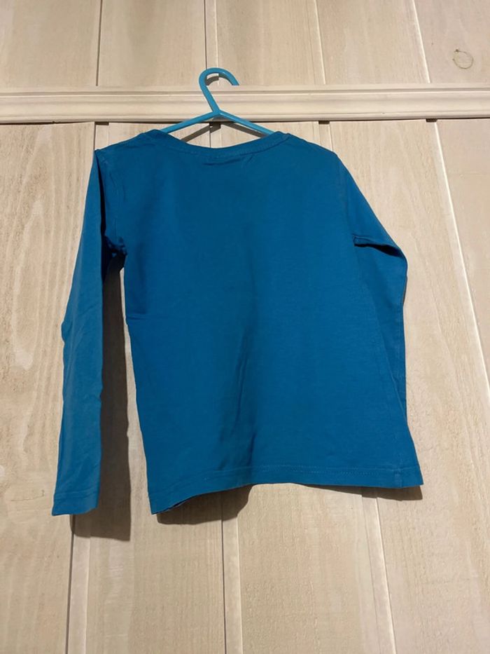 T-shirt ML bleu uni - NKY - 5ans - photo numéro 2