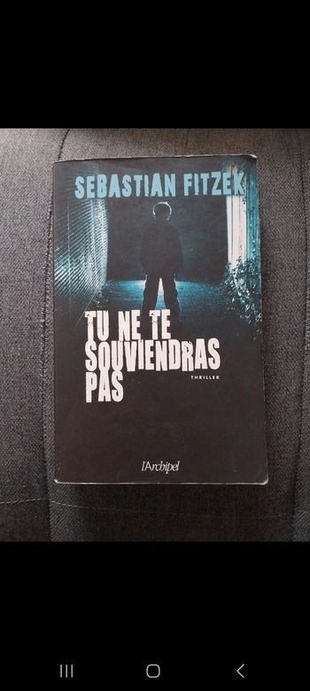 Livre "tu ne te souviendras pas"