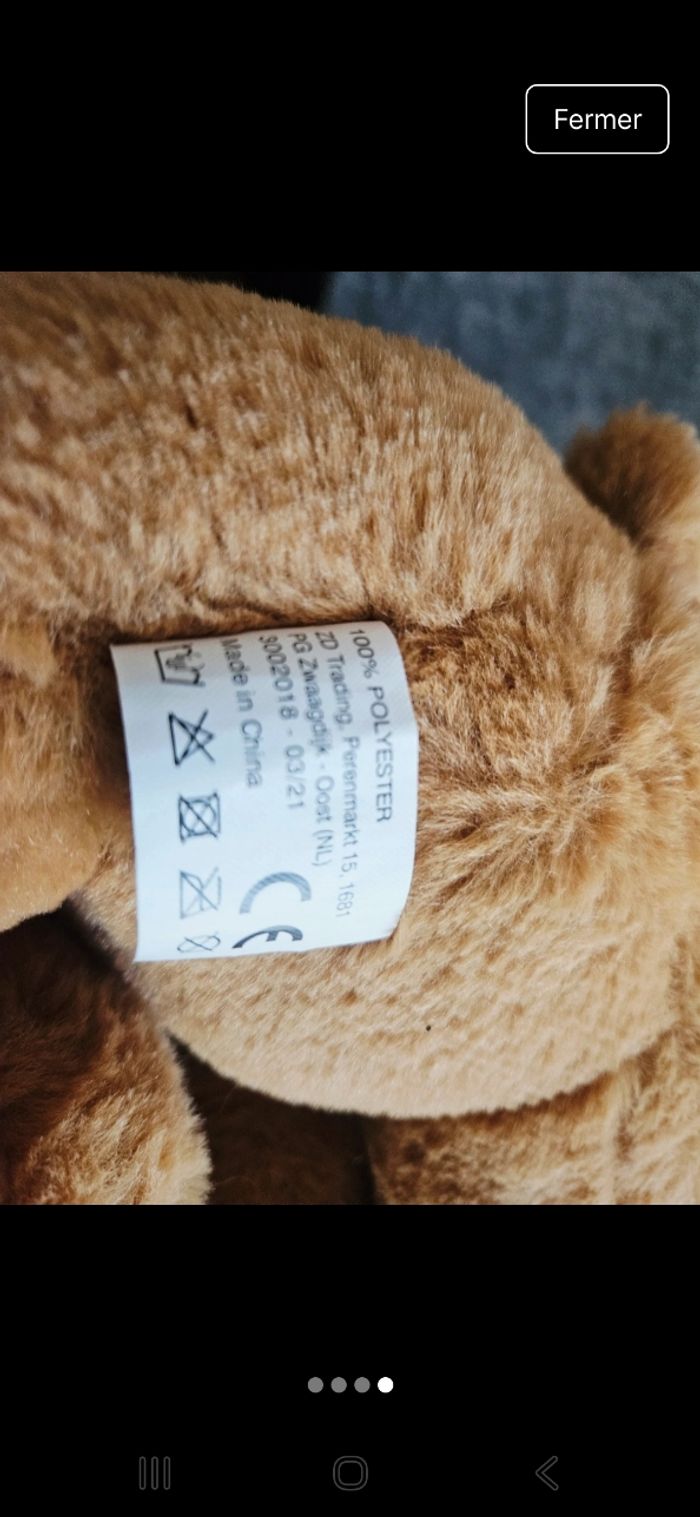 Peluche lion 30cm - photo numéro 4