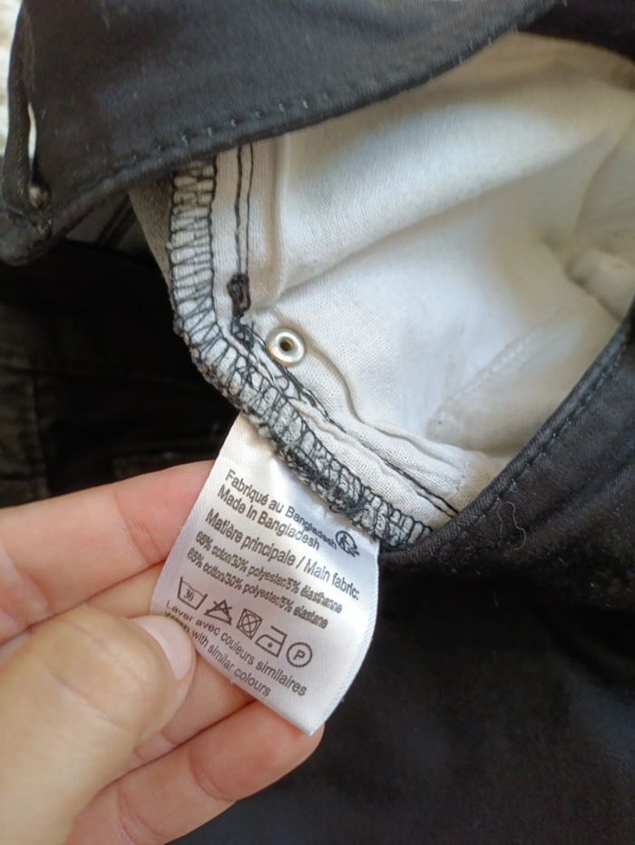 Jean slim noir Gemo Casual taille 42 - photo numéro 3