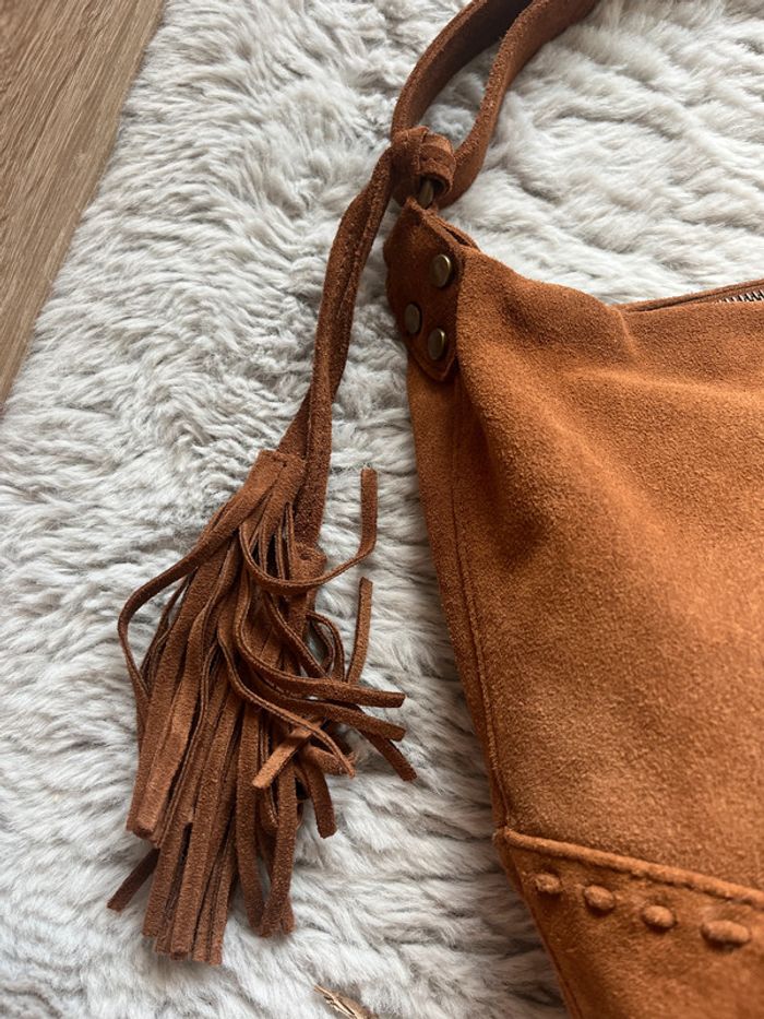 Sac marron effet velours S. Oliver – Grand format – Petit prix - photo numéro 3