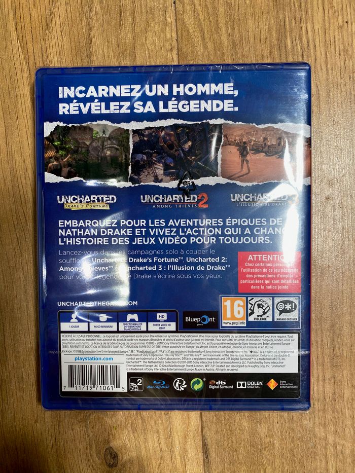 Uncharted the Nathan drake collection - PS4 / PS5 - jeu neuf - photo numéro 5