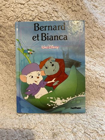 Livre Bernard et Bianca Disney