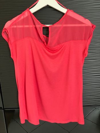 T shirt rose Camaïeu taille 1