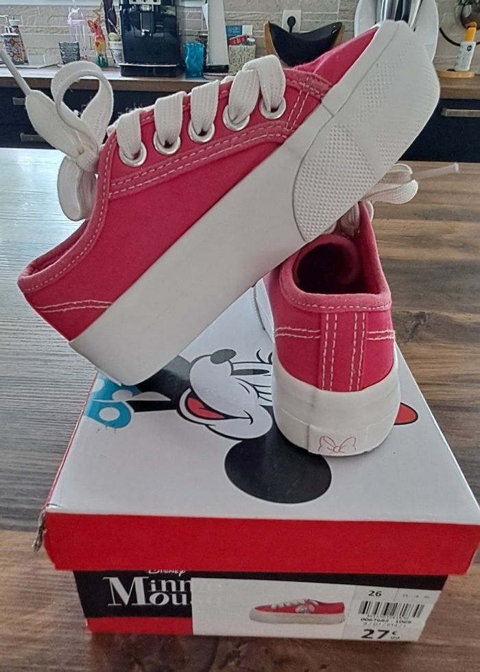 Baskets roses filles taille 26 Disney Minnie Mouse - photo numéro 7