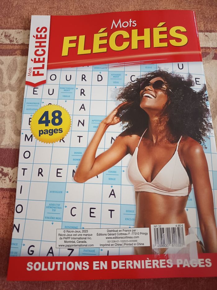 Livre cahier Mots fléchés - photo numéro 2