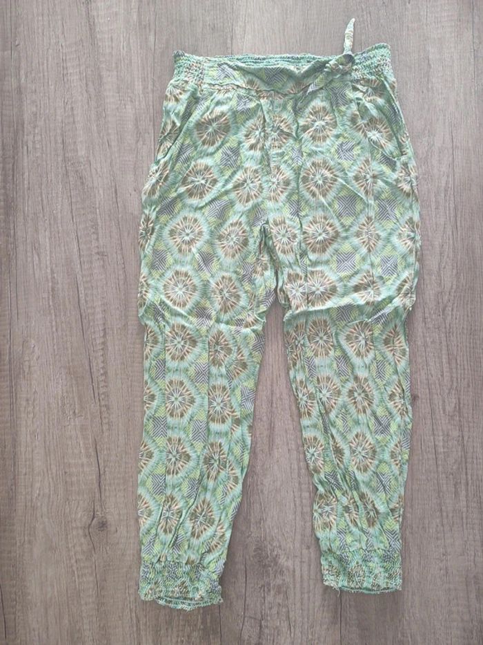 Pantalon léger style sarouel 10 ans vert Orchestra