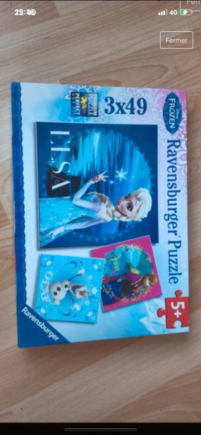 Lot 3 puzzles complets