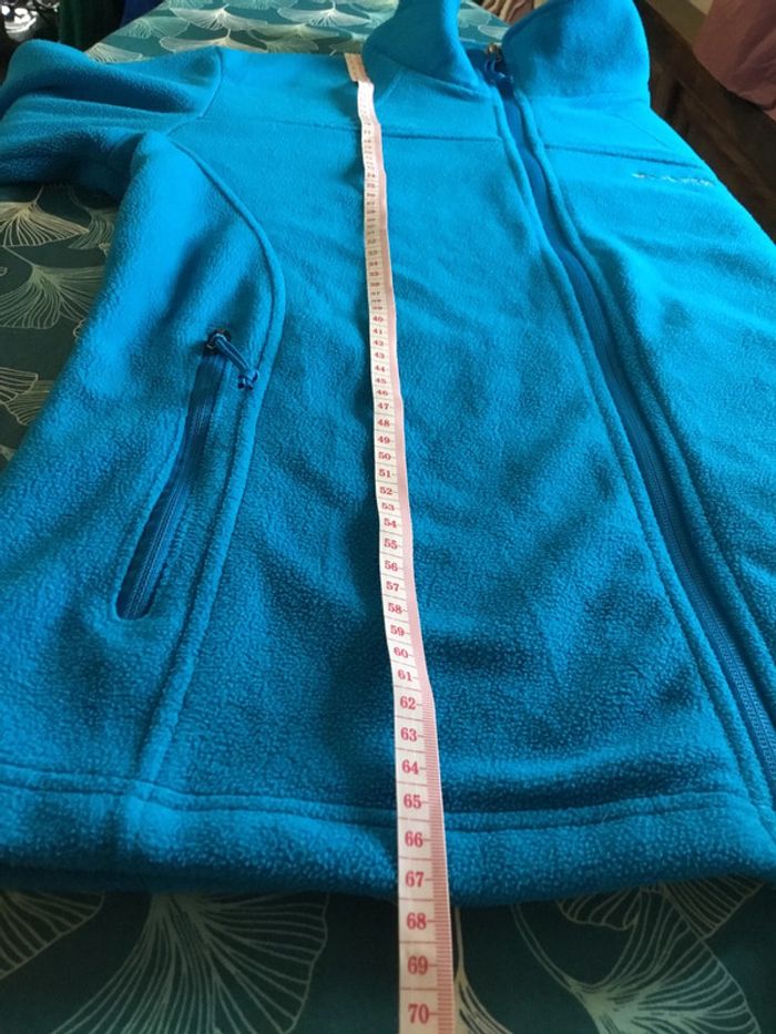 Veste polaire pour femme Columbia bleu azur taille L 146 - photo numéro 8