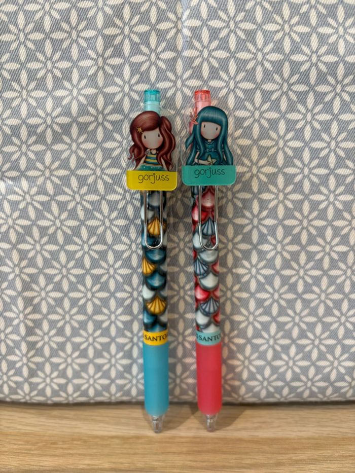 Pack de 2 Stylos Rétractables "Gorjuss Santoro London"