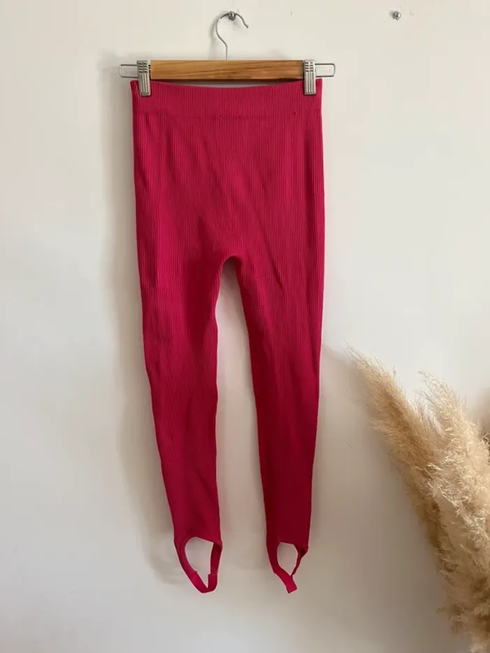 Legging fuseau rose fuschia Zara - photo numéro 5
