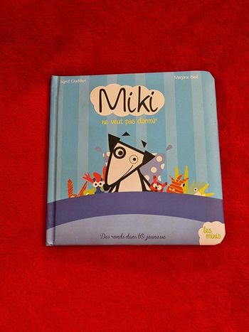 Livre miki ne veut pas dormir