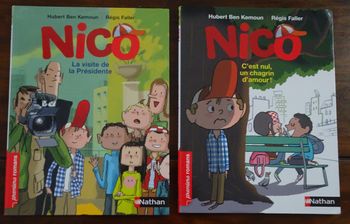 Lot de 2 livres NATHAN de Nico, premiers romans dès 7 ans