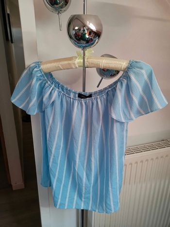 Top Primark T38 bleu clair