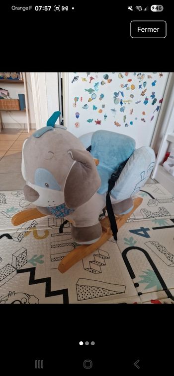 Chien a bascule nattou