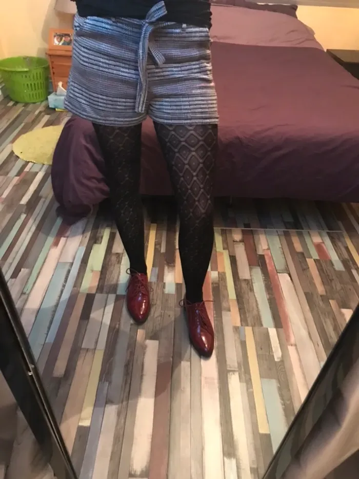 Short à carreaux