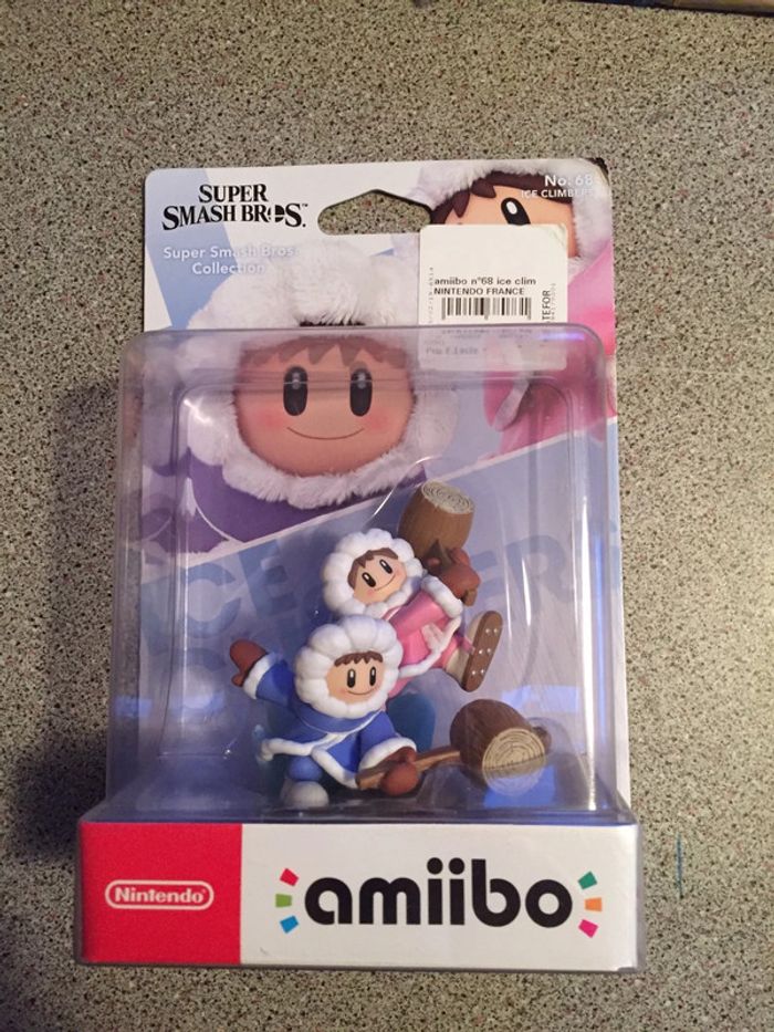 Figurine Nintendo amiibo Super Smash Bros ice climbers numéro 68 - photo numéro 2