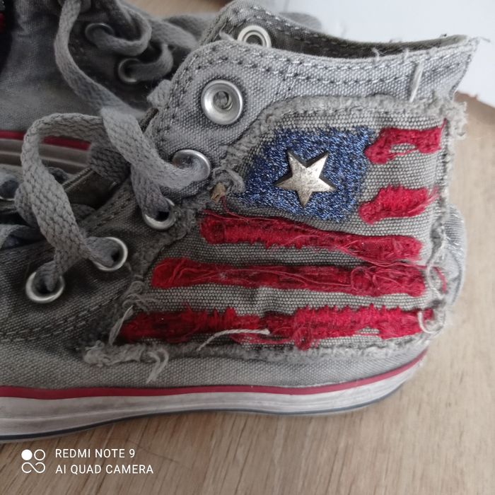 Converse grises et multicolores P36 - photo numéro 3