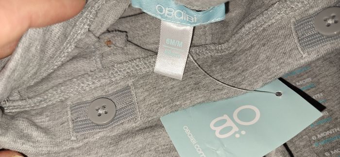 Jogging gris neuf avec étiquettes ( okaidi 6 mois) - photo numéro 2