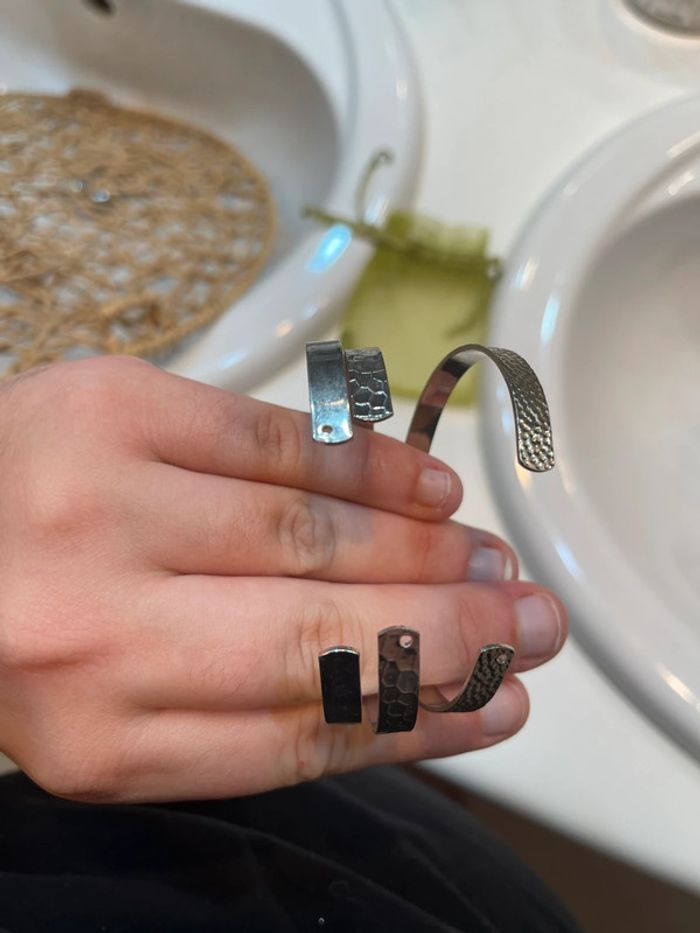 Lot de 3 bracelets jonc - photo numéro 7