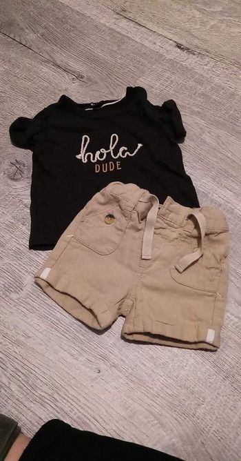 Short 3 mois garçon