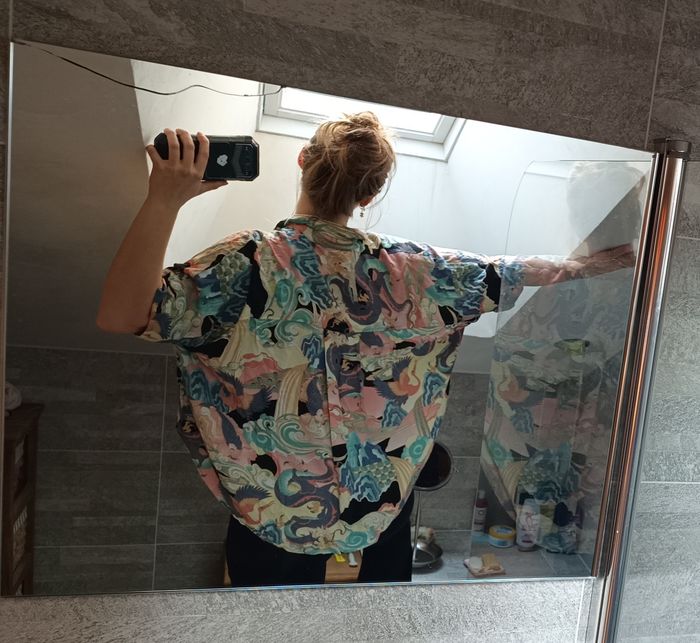 Chemise oversize à motifs - photo numéro 5
