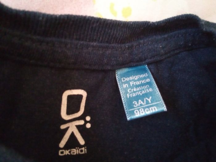 Lot 2 t-shirts manches longues Okaïdi 3 ans - photo numéro 3