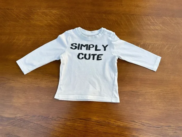T-shirt blanc orchestra Simply Cute 6 mois