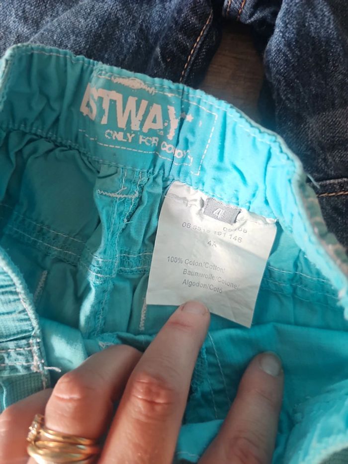 Lot de 5 shorts garçon taille 4-5 ans - photo numéro 6