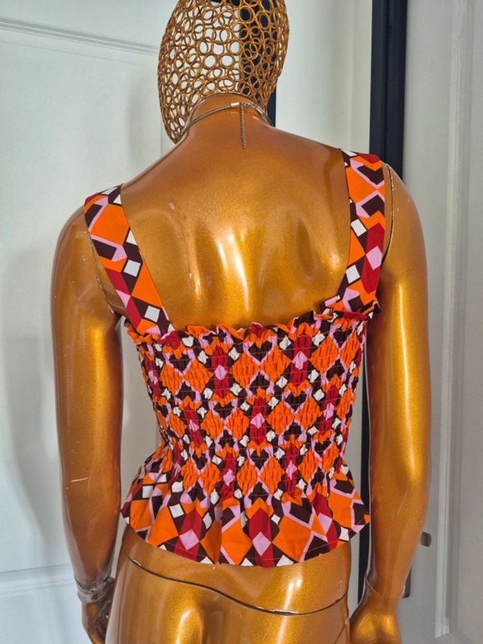 Top Rouge et Orange - photo numéro 2