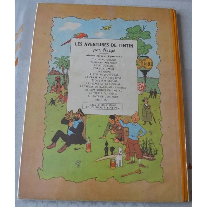 Tintin au Pays de l'or noir première édition - photo numéro 2