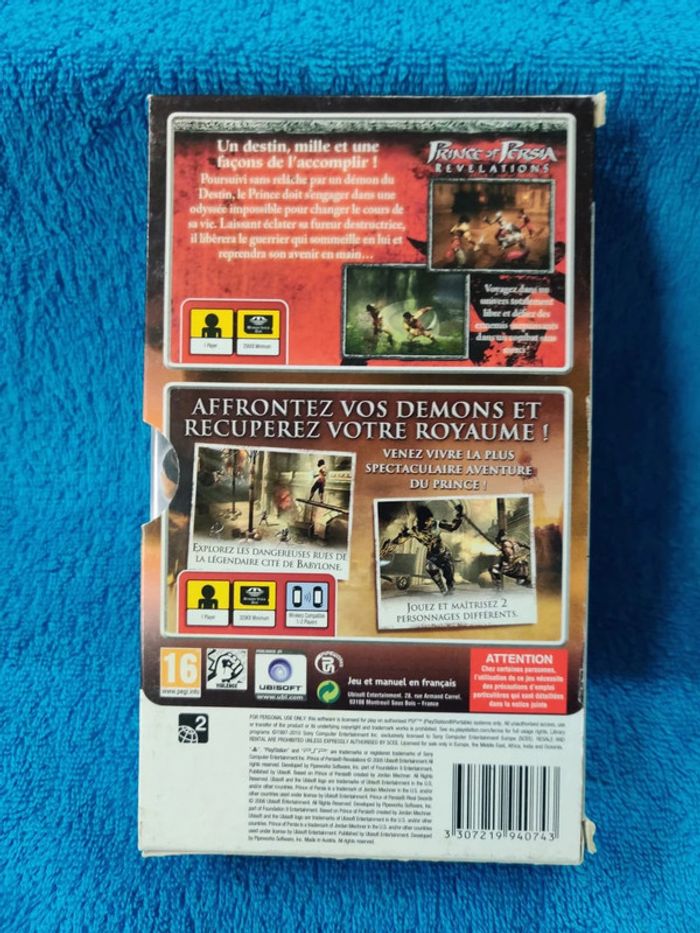 PSP Action pack Prince of Persia Rival Swords Revelations - photo numéro 2