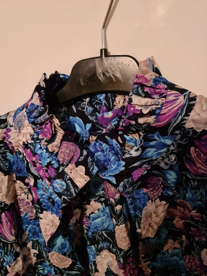 Chemisier fleuri style vintage - photo numéro 3