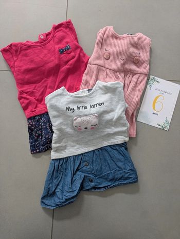 Lot 3 robes 6 mois