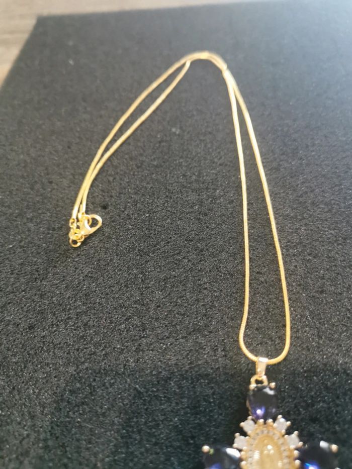 Collier et pendentif spirituel croix chrétienne - photo numéro 3
