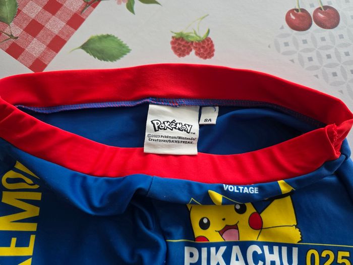 MAILLOT BAIN GARÇON PIKACHU TAILLE 8ANS - photo numéro 7