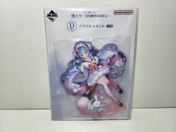 Snow Miku Hatsune Miku Stand Acrylic Ichiban Kuji D