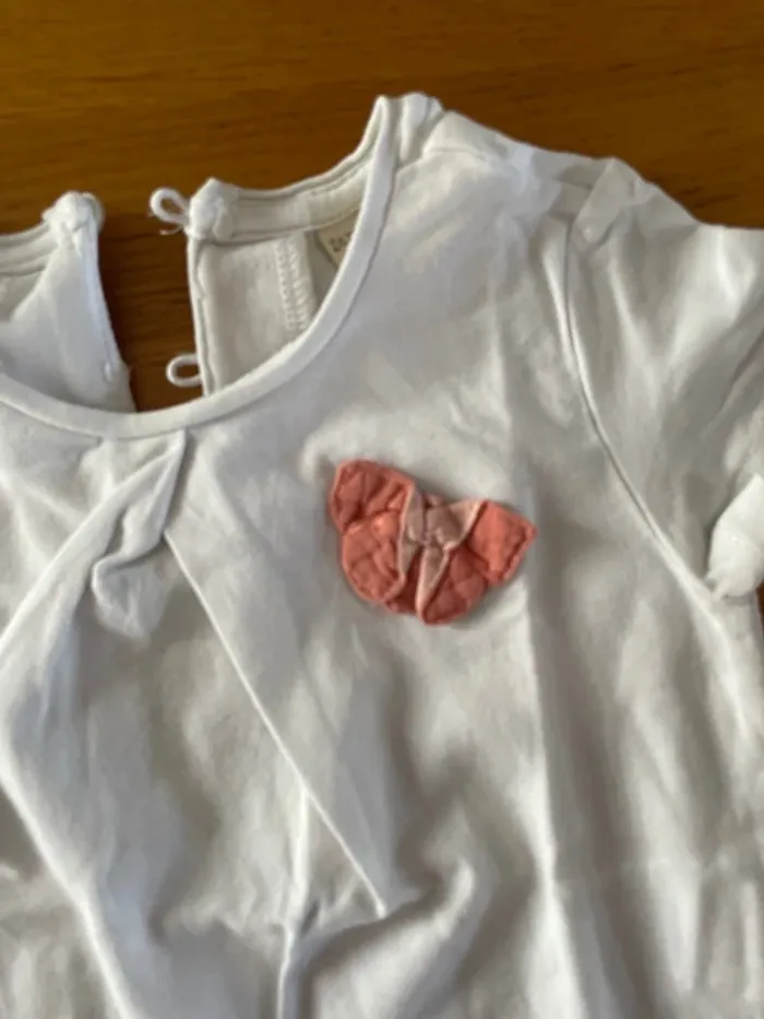 T-shirt fille 6-9 mois - photo numéro 2