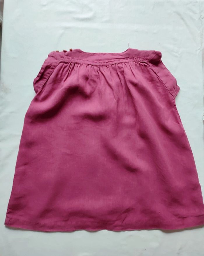 Robe en lin manches courtes été 5 ans - photo numéro 6